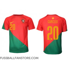 Portugal Joao Cancelo #20 Replik Heimtrikot WM 2022 Kurzarm